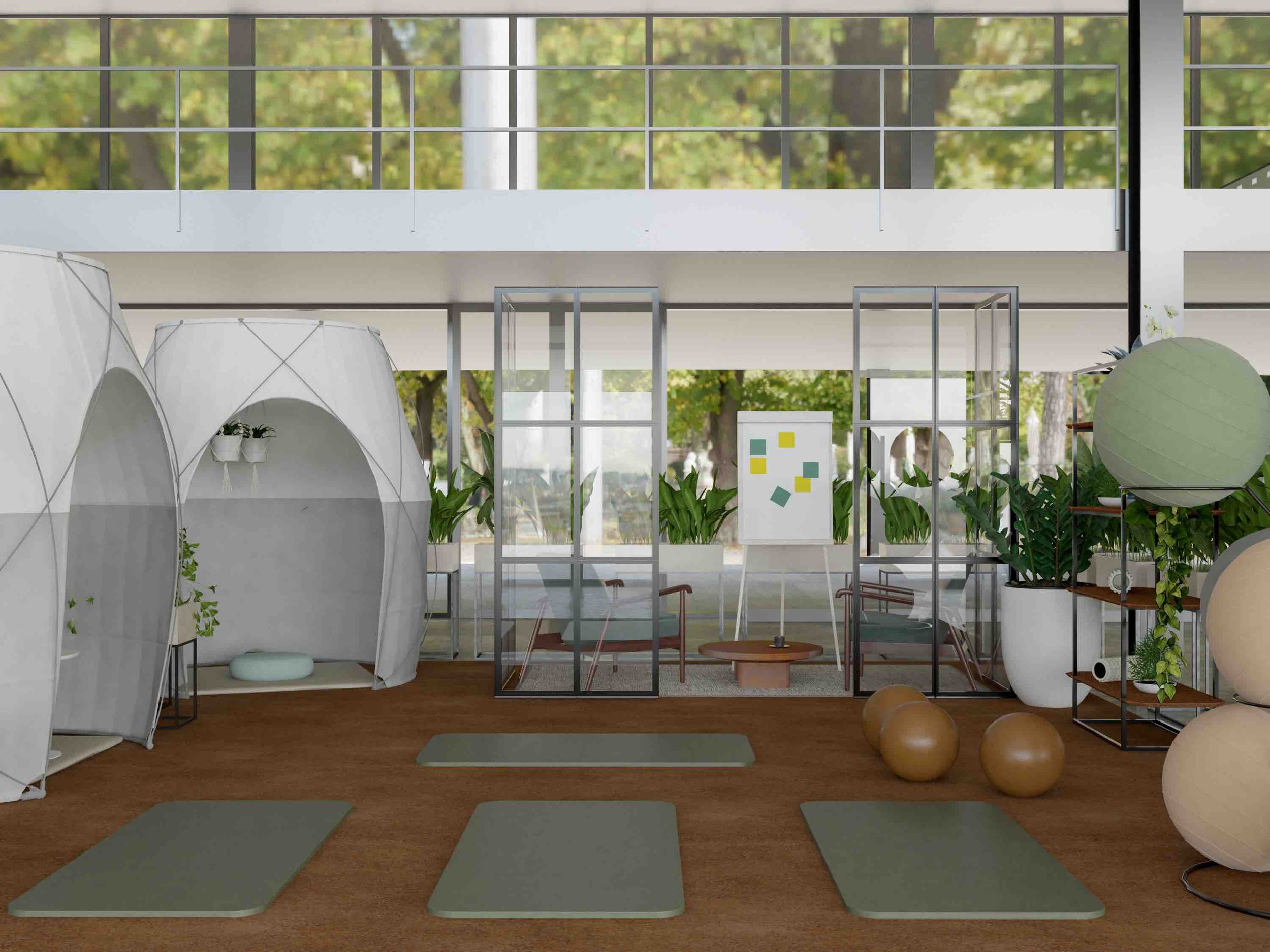 Serenity Yoga Brisbane studio interior